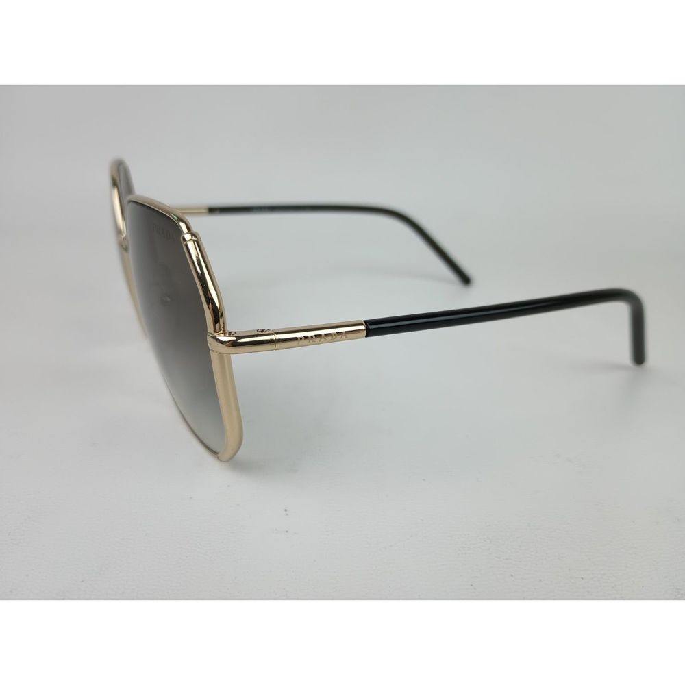 Prada Women's Pale Gold SPR 52W ZVN-0A7 Oversize Sunglasses - Picture 3 of 7